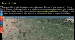 Desktop Screenshot of mapindia.info